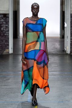 issey miyake - fall 2019 ready-to-wear Cherokee Woman, Solid Jumpsuit, Striped One Piece, Beautiful Clothes, Casual Jumpsuit, British Vogue