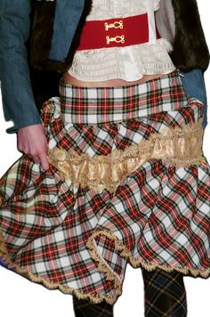 Betsey Johnson Runway, Vintage Betsey Johnson, New York Fall, Student Fashion, Betsy Johnson, Runway Show, Kilt, Kitsch