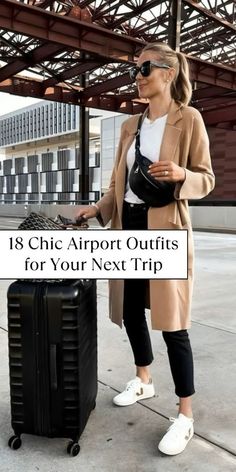 Fashion Jackson Travel Outfit, Airport Ootd Casual, Comfy Chic Travel Outfit, Travel Outfit Cruise, Airport Outfit Mom Travel Style, Flying Outfit Travel Winter, Chic Comfortable Travel Outfit, Comfy Stylish Airport Outfit, Airport Outfit Professional