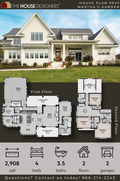 the house designers floor plan is shown in this advertizer's manual, which shows