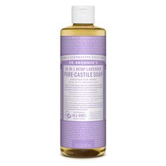 Dr. Bronner's Pure Castile Soap - Lavender - 16 oz Dr Bronners, Pure Castile Soap, Liquid Castile Soap, Lavender Soap, Organic Olive Oil, Castile Soap, Lavandula Angustifolia, Lavender Scent, Liquid Soap