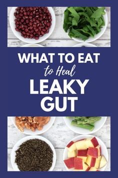 Cure your leaky gut symptoms with this guide to the right foods to help repair your gut health now Gut Diet, Leaky Gut Diet, Heal Leaky Gut, Gut Health Diet, Best Fat Burning Foods, Leaky Gut, Foods To Avoid, Diet Keto, Healthy Gut