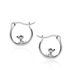 PRICES MAY VARY. 【Design】Dog hoop earrings is designed specifically for those who love the dog, A Lovely hug the dog jewelry shows she fancy for the puppy. 【Material】 Pure Titanium Ear Post&Whitegold-Plated Copper Cute Dog in Hoop, Pure Titanium: Skin-friendly material(Not Titanium Steel/ Not Titanium alloy), only 0.6% of people react to earrings made out of Titanium, which makes them extremely hypoallergenic, Ideal for sensitive ears. 【Detailed information】Earring Size: 11/16 * 11/16 inches ; Total Weight: 3.35g 【Hypoallergenic】Titanium is a body-friendly material because it is a Nickel-free, Lead-free, and Cadmium-free metal, so it does not cause allergic reactions. Long Time Wearing Keeps You a Good Health. 【100% Satisfaction Guarantee】 TGNEL will provide each customer with the highest Lovely Hug, Bear Cat, Earrings White Gold, Dog Earrings, Earrings Hoops, Titanium Earrings, Titanium Jewelry, Dog Jewelry, Jewelry Show