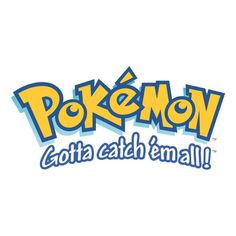 the logo for pokemon origins i choose you, which is in blue and yellow letters