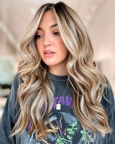 Caramel Blonde Balayage for Brown Hair Lowlights Caramel, Blonde Hairstyle Ideas, Red Hair With Blonde Highlights, Highlights Ideas