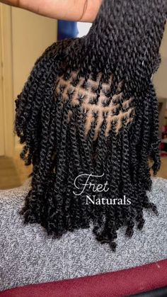 Twist And Lock Natural Hairstyles, Small Twists Natural Hair Short Hair, Micro Twists Natural Hair, Short Twist Braids Hairstyles, Small Twists, Twist On Natural Hair, Fake Hair Braids, Twists On Natural Hair