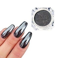 ad eBay - MEILINDS Chrome Nail Powder Metallic Mirror Effect Nail Powder Nail Art Chrom... - Buy Now, click the link (eBay) Glittery Nail Designs, Glittery Nail, Black Chrome Nails, Nail Art Chrome, Mirror Nails Powder, Club Makeup, Chrome Nail Polish, Glitter Accessories, Business Nails