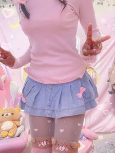 Jojifuku Outfit, Cutecore Fashion, Sanrio Outfits, Egirl Outfits