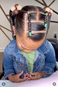 Girl Toddler Hairstyles Black, Toddler Birthday Hairstyles, Mixed Hairstyles Kids, Rubberband Hairstyles Kids, Mixed Girl Hairstyles Kids, Short Toddler Hairstyles Black, Toddler Hairstyles Girl Black, Mixed Toddler Hairstyles, Easy Hairstyles For Kids Black