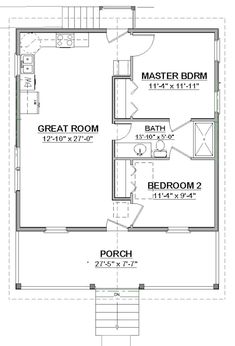 the floor plan for a two bedroom house with lofts and living areas, including an upstairs