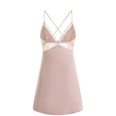 Chic V-neck Sleepwear For Wedding Night, V-neck Satin Chemise For Wedding Night, Elegant V-neck Chemise With Built-in Bra, Sheer V-neck Slip Dress For Wedding Night, Sheer V-neck Chemise For Wedding Night, Elegant V-neck Night Slip, Sheer V-neck Slip Dress For Sleep, Feminine V-neck Evening Nightgown, Satin V-neck Coquette Sleepwear