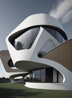 an unusual building that looks like it has been designed to look like a wave house