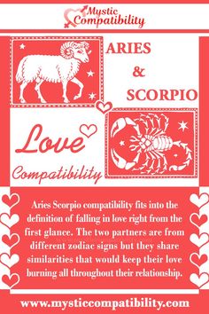 Aries Scorpio Relationship Compatibility Scorpio Aries Compatibility, Aries Relationship, About Aries, Scorpio Relationships, Scorpio Compatibility, Aries And Scorpio, Aries Zodiac Facts