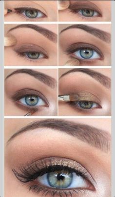 Diy Cosmetics Recipes, Smoky Eye Tutorial, Christmas Makeup Simple, Natural Eye Makeup Tutorial, Make Up Natural, Makeup Recipes, Makeup Tutorial Step By Step, Make Up Inspiration