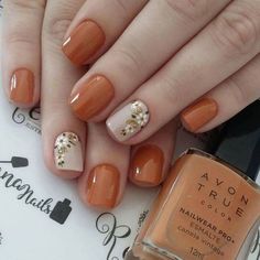 Trendy Gel Nails 2023, Elegant Round Nails Classy, Nail Art Spring Classy, Nagellack Trends, Thanksgiving Nails, Fall Nail Art, Orange Nails, Dipped Nails