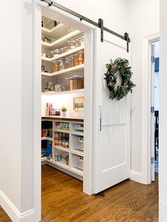 DIY Walk In Farmhouse Pantry on a budget Custom Farmhouse