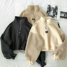 Korean Sporty Outfits, Chic Sweatshirt, Stylish Hoodies, Sweatshirts For Women, Easy Trendy Outfits, Sports Sweatshirts, Sporty Outfits, 가을 패션, Girls Fashion Clothes