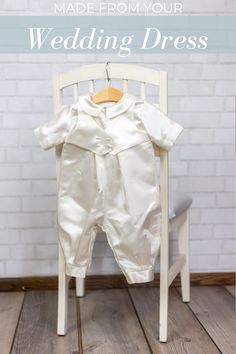 Your Dress - His suit! Such a cute idea... Wedding Dress Fabric, Funny Baby Clothes