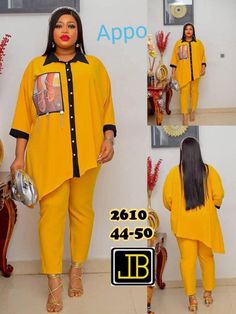 Top And Trousers Outfit Material, Stylish Pants Outfits, Trouser And Top For Ladies, Bas Large, Classy Jumpsuit Outfits, Two Piece Outfits Pants, Muslimah Fashion Casual, Classy Jumpsuit, Modest Casual Outfits