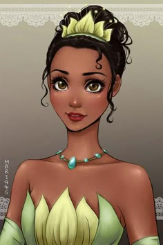 the princess from disney's animated movie, poca - poca is shown in this