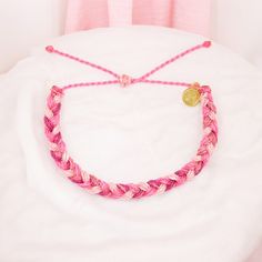 Pura Vida Blue Dream Multi Braided Bracelet - Mellow Monkey Hot Pink Bracelet, Jewelry Preppy, Hot Pink Bracelets, Vida Blue, Pattern Outfits, Pura Vida Bracelets, Holiday Toys, Xmas List, Braided Bracelet