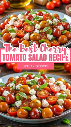 the best cherry tomato salad recipe