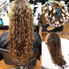 Permanent Curly Hair, Bricklay Perm, Spiral Perm Long Hair, Permanent Curls, Long Hair Perm, Long Curly Haircuts, Spiral Perm, Spiral Curls, Haircuts For Curly Hair