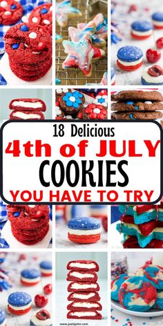 the fourth of july cookies you have to try in this post - it - yourself photo collage