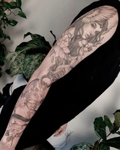 a person with a tattoo on their arm