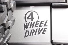 the wheel drive sticker is on the side of a vehicle