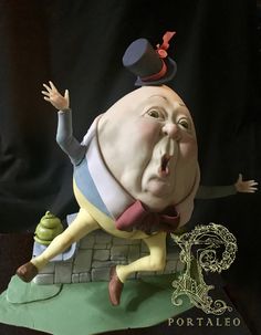 a cake that looks like an animated character