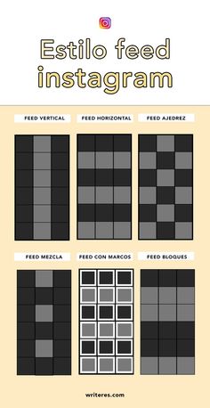 an image of some type of grids that are in different colors and sizes, with the