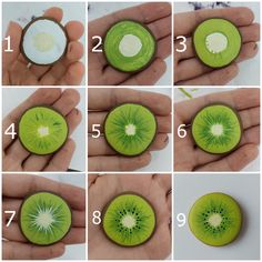 how to make a kiwi fruit bowl with paper mache and glue on it