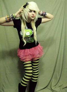 Amber Katelyn Beale Outfits, Amber Katelyn Beale, Scene Kid Outfits, Scene Emo Fashion, Emo Party, Alternative Subcultures