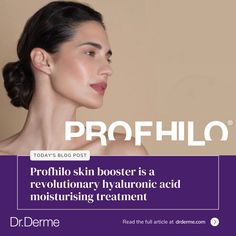 Profhilo is injected into the area being treated. Unlike wrinkle-reducing and dermal filler treatments, Profhilo stimulates your skin cells to produce four different types of collagen and elastin. Collagen and elastin are important to maintaining firmer skin. They also attract water to the deeper layers of the skin. Subsequently, this results in a lot of skin improvement, tightening, and lifting effects. Read the full article by visiting drderme.com/ . . . . #cosmetics #cosmeticclinic #skin #ski Laser Lipo Treatments, Laser Hair Reduction Creative Ads, Cosmetic Laser Skin Treatments, Ventrogluteal Injection Site, Cosmetic Clinic, Dermal Fillers, Skin Firming, Hyaluronic Acid, Skin Cells