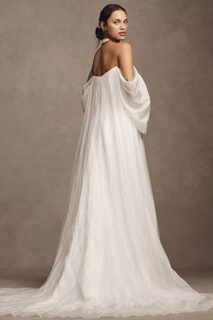 Whimsy Wedding Dress, Anthropologie Wedding Dress, Jenny By Jenny Yoo, Detachable Sleeves Wedding Dress, Edgy Bridal, Bhldn Wedding Dress, Mexican Wedding Dress, Chiffon Wedding Gowns, Dramatic Sleeves