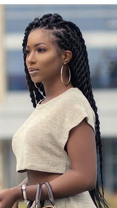 Braid hairstyles are great for a new look. Braids, cornrows, twist can change your look and give your a fresh carefree style. Check this 20 braid hairstyles Twist Braid Hairstyles, Braids For Black Women, African Braids Hairstyles, Braided Hairstyles For Black Women, African American Hairstyles, Long Braids, Twist Braids, Box Braids Hairstyles, Braids For Black Hair