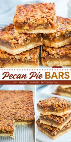 Craving a slice of pecan perfection? These Pecan Pie Bars deliver all the flavor of traditional pecan pie in a bit-sized, easy-to-serve dessert with a buttery shortbread crust and gooey filling. Ideal for Christmas desserts to impress! Pecan Pie Shortbread Bars, Pecan Pie Bars With Shortbread Crust, Best Pecan Pie Bars, Unique Christmas Desserts, Desserts To Impress, Gooey Pecan Pie, Pecan Pie Bars Easy, Pie Bars Recipe, Pecan Pie Bars Recipe