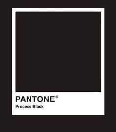 the pantone process black logo