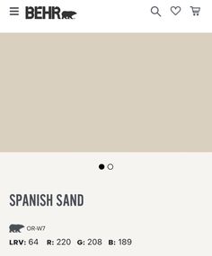 the spanish sand color is available for purchase on ebayr com, or behr