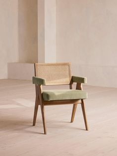 a chair sitting on top of a hard wood floor