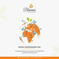 an advertisement for the world environment day