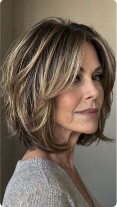 Ideas For Graying Hair, Diane Keaton Hairstyles Layered Bobs, Medium Bobs Haircuts, Fab Mood Inspiration Hair, Over 60 Bob Hairstyles For Women, Long Hair For Older Women Over 50, Bob Haircuts For Women Over 60 With Fine Hair, Hair Styles For Over 50 Women 2024, Medium Bob Haircut For Fine Hair Shoulder Length Over 50