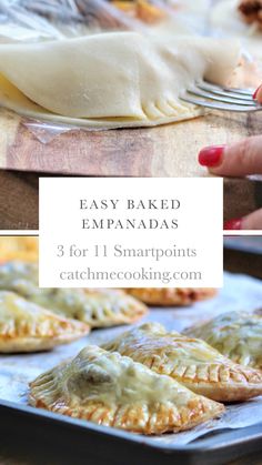 easy baked empanadas are the perfect appetizer for small groups of people