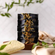 Cleanse & Detoxify Experience the perfect pampering with our powerful yet gentle Tea Tree & Charcoal Vegan Soap bar. charcoal absorbs excess oil unclog pores to promote clear skin Opulent charcoal, hydrating aloe vera and tea tree oil create a luxurious and natural cleansing experience. Gold Inspo, Natural Cleansing, Activated Charcoal Soap, Orange Scent, Charcoal Soap, Handmade Soap Bar, Skin Detox, Skincare Regimen, Homemade Soap Recipes