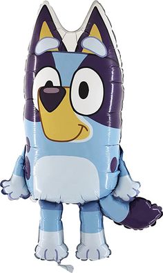 an inflatable balloon with a cartoon character on it's face and eyes