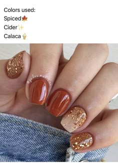 Get ready for the cozy and chic vibes of early fall with these must-try nail designs! 🍂💅 #EarlyFallNails #AutumnVibes #NailInspo #FallManicure #CozySeason #NailArt #TrendyNails #SeasonalNails #NailGoals #FallFashion" Dip Nails Halloween Ideas, Fall Color Nail Designs Autumn, Thanksgiving Gel Nails Short, Thanksgiving Color Nails, Unique Fall Nails, Luminary Nails, Fall Gel Nails, November Nails