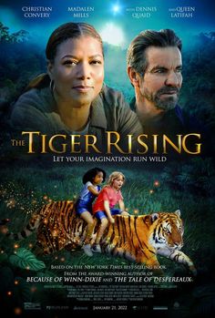 the tiger rising movie poster with two people