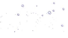 snow flakes falling down into the air on a white background with space for text