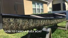 how to build a camo duck boat